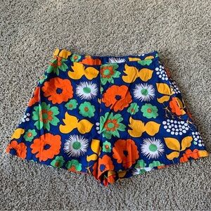 Marimekko For Target Girls Floral Shorts Size Large
